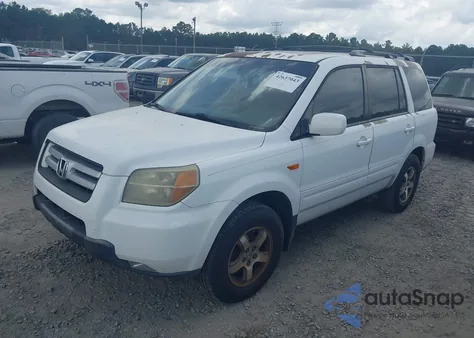 2006 Honda Pilot Ex-L from USA, damaged, VIN 5FNYF28686B010615